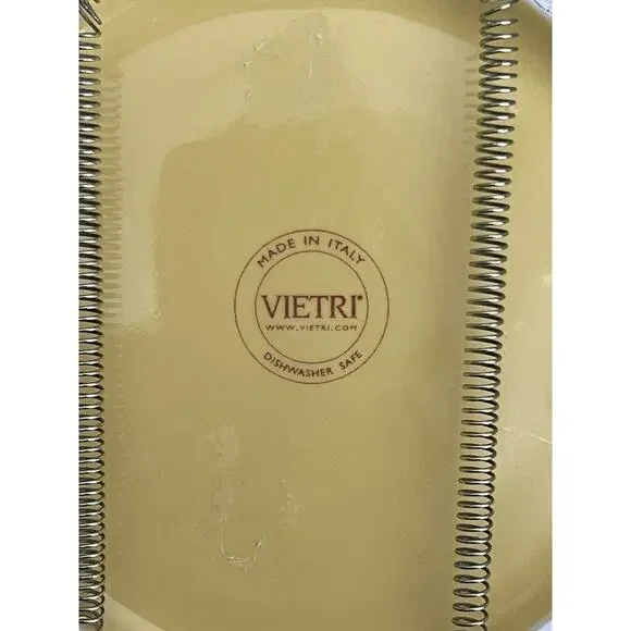 Vietri Made in Italy 7.75” Apple Decor Display Dish - Picture 8 of 8